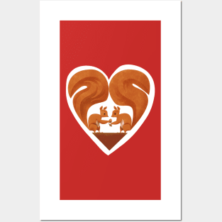 Squirrel Lovers Posters and Art